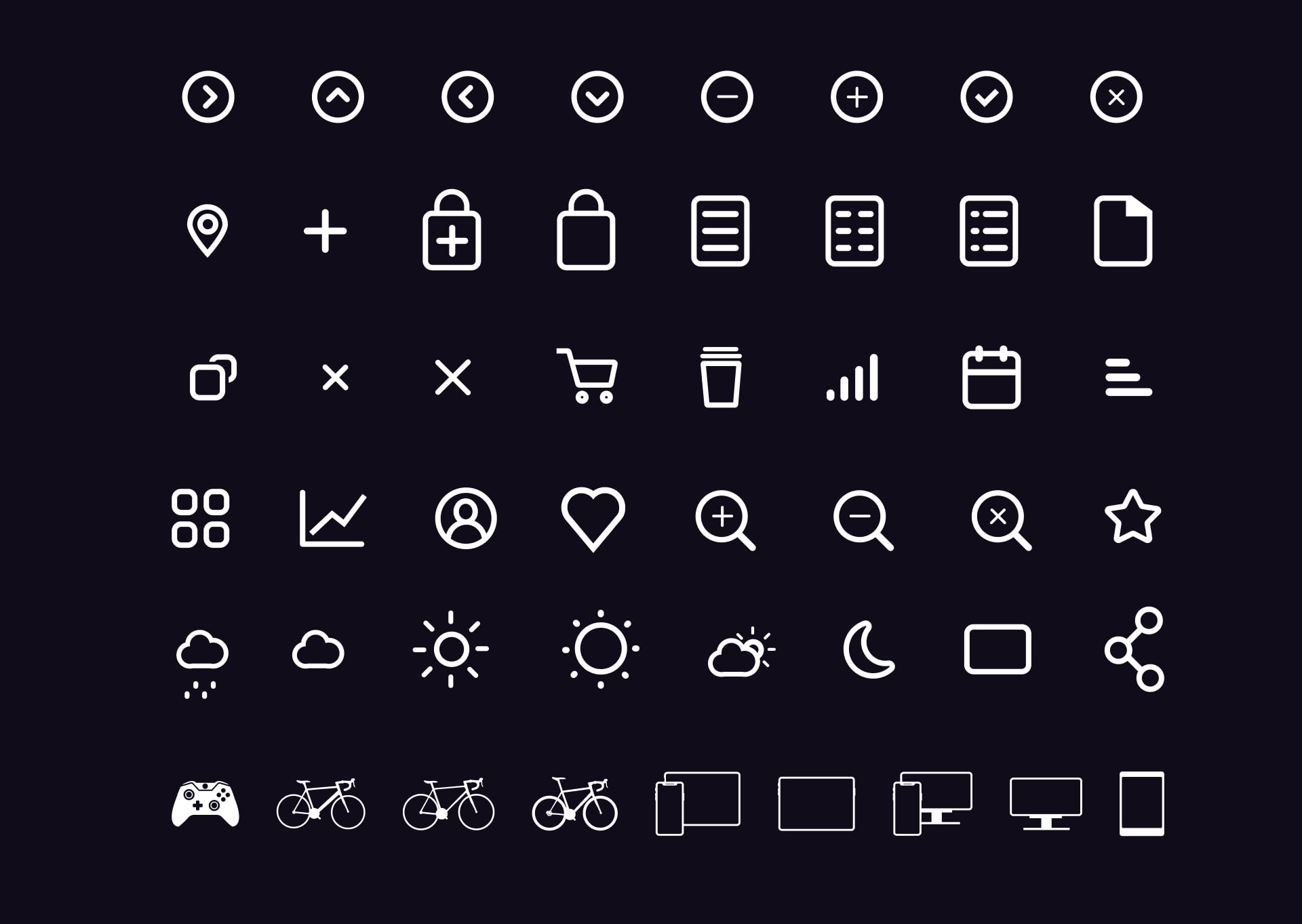 Small icons designed by Christopher Nathaniel